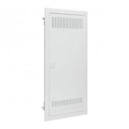 Щит комбинированный встраив. Nova 2 DIN-рейки + 2 монтаж. платы 4 габарит IP41 с метал. перфорированной дверью EKF nv-cb-pmd-2+2