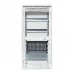 Щит комбинированный встраив. Nova 2 DIN-рейки + 2 монтаж. платы 4 габарит IP41 с метал. перфорированной дверью EKF nv-cb-pmd-2+2