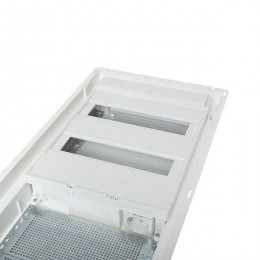 Щит комбинированный встраив. Nova 2 DIN-рейки + 2 монтаж. платы 4 габарит IP41 с метал. перфорированной дверью EKF nv-cb-pmd-2+2