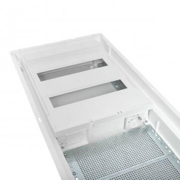 Щит комбинированный встраив. Nova 2 DIN-рейки + 2 монтаж. платы 4 габарит IP41 с метал. перфорированной дверью EKF nv-cb-pmd-2+2