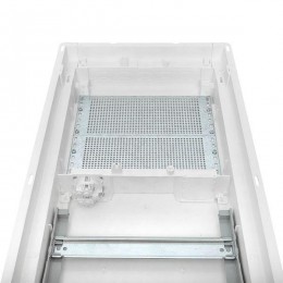 Щит комбинированный встраив. Nova 2 DIN-рейки + 2 монтаж. платы 4 габарит IP41 с метал. перфорированной дверью EKF nv-cb-pmd-2+2