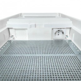 Щит комбинированный встраив. Nova 2 DIN-рейки + 2 монтаж. платы 4 габарит IP41 с метал. перфорированной дверью EKF nv-cb-pmd-2+2