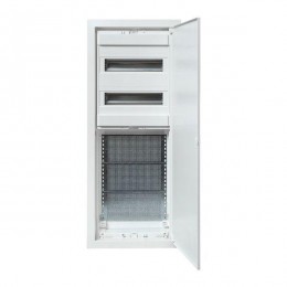 Щит комбинированный встраив. Nova 2 DIN-рейки + 3 монтаж. платы 5 габарит IP41 с метал. перфорированной дверью EKF nv-cb-pmd-2+3