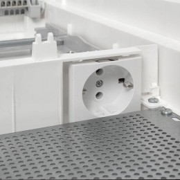 Основание комбинированного щита Nova 2 DIN-рейки + 3 монтаж. платы 5 габарит IP41 PROxima EKF nv-cbase-2+3