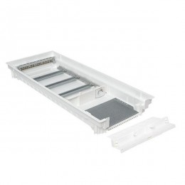 Основание комбинированного щита Nova 3 DIN-рейки + 1 монтаж. плата 5 габарит IP41 PROxima EKF nv-cbase-3+1