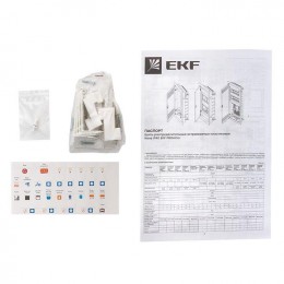 Основание силового щита Nova с DIN-рейками 24мод. IP41 PROxima EKF nv-pbase-24