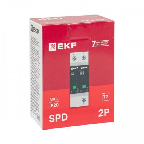 Ограничитель перенапряжения имп. ОПВ-D2 EKF opv-d2