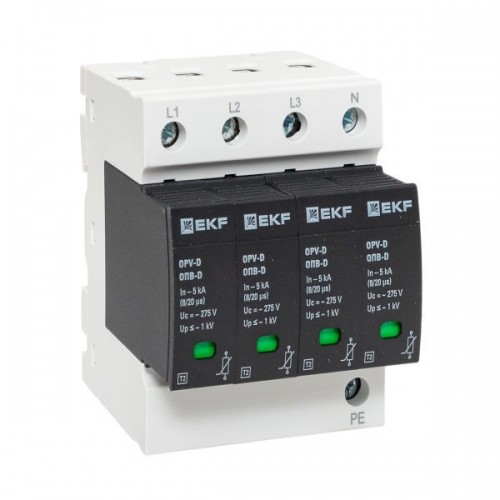 Ограничитель перенапряжения имп. ОПВ-D4 EKF opv-d4