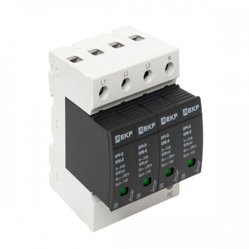 Ограничитель перенапряжения имп. ОПВ-D4 EKF opv-d4