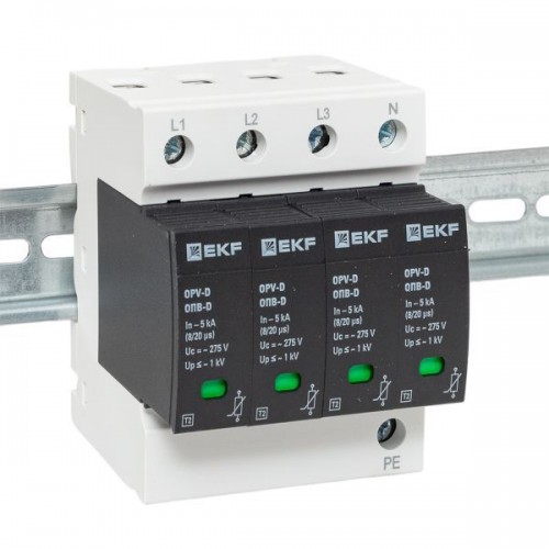 Ограничитель перенапряжения имп. ОПВ-D4 EKF opv-d4