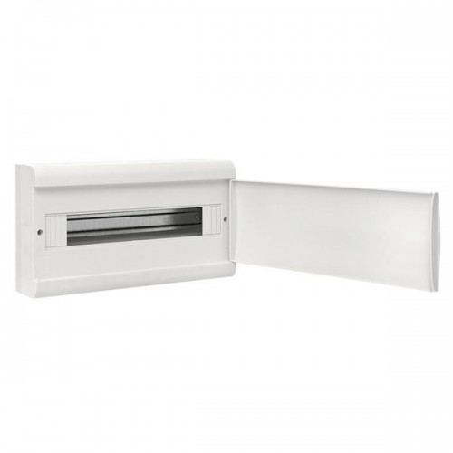 Щит ЩРН-П-18 IP41 бел. дверца (пром. упак.) Basic EKF pb-n-18w-bas