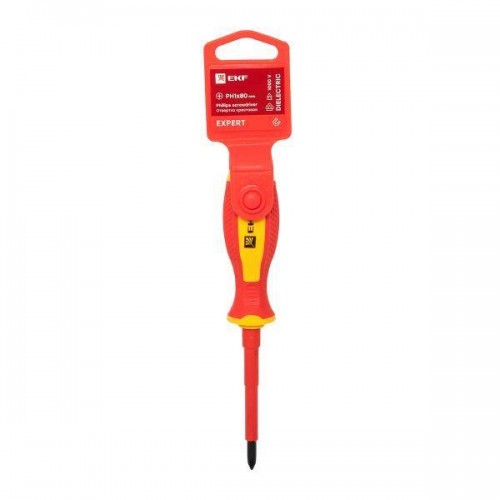 Отвертка PH1х80мм Expert 1000В PROхima EKF ph-1-80-exp-in