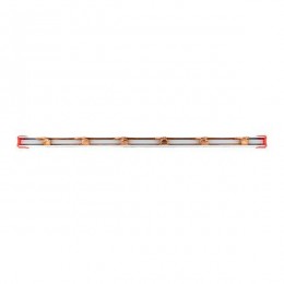 Шина соединительная типа PIN для 2-п нагр. 63А 12 мод. EKF pin-02-63-12