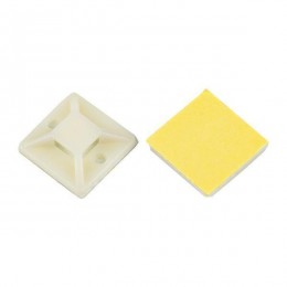 Площадка самоклеящаяся 30х30мм бел. (уп.100шт) EKF plc-30x30