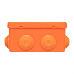 Коробка огнестойкая E45 100х100х50мм IP55 с клеммниками 4 полюса 0.5-4кв.мм HF EKF plc-kmfr-100-404