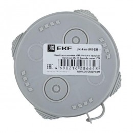 Коробка распаячная КМР-040-038 наружная с крышкой 65х40 4 мембранных ввода IP54 розн. стикер PROxima EKF plc-kmr-040-038-r