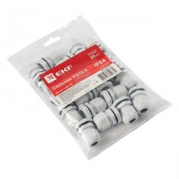 Сальник PG13.5 d6-12мм (d отверст. 21мм) IP54 PROxima EKF plc-pg-13.5-r