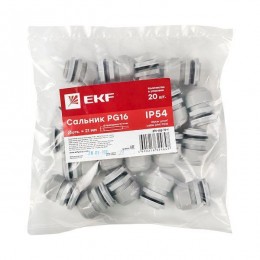 Сальник PG16 d10-14мм (d отверст. 21мм) IP54 PROxima EKF plc-pg-16-r