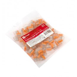 Клемма строительно-монтажная СМК 2273-243 3-проводная 0.5-2.5кв.мм с пастой (уп.100шт) PROxima EKF plc-smk-2273-243