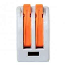 Клемма строительно-монтажная СМК 222-412 2-проводная 0.08-2.5кв.мм с рычагом (уп.100шт) PROxima EKF plc-smk-412