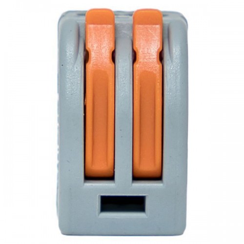 Клемма строительно-монтажная СМК 222-412 с рычагом 2 отверстия (блист.20шт) PROxima EKF plc-smk-412b-20