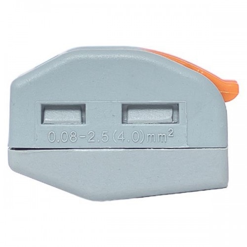 Клемма строительно-монтажная СМК 222-412 с рычагом 2 отверстия (блист.20шт) PROxima EKF plc-smk-412b-20