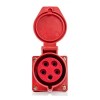 Розетка наружн. уст. 32А 380В 3P+РЕ+N IP44 (125) EKF ps-125-32-380