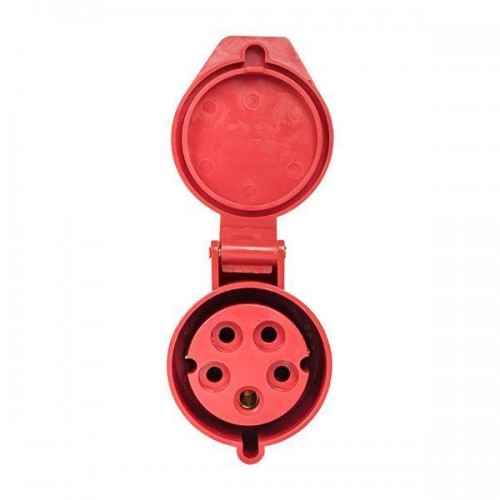 Розетка кабельная 16А 380В 3P+РЕ+N IP44 (215) EKF ps-215-16-380