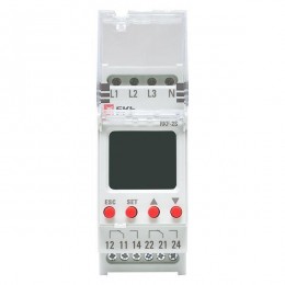 Реле контроля фаз с LCD дисплеем RKF-2S (с нейтралью) EKF rkf-2s