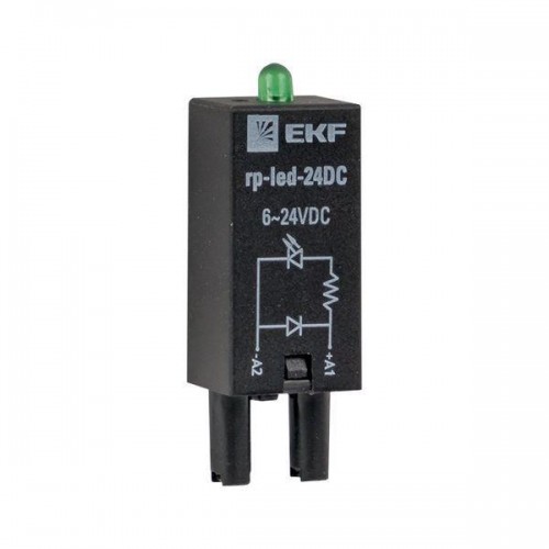 Модуль светодиодный 24 VDC для промежуточных реле RP AVERES EKF rp-led-24DC