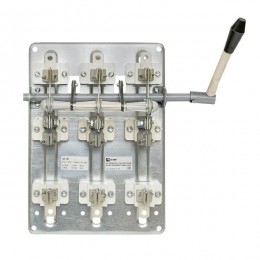 Разъединитель-предохранитель РПБ-1 100А правый привод без ППН Basic EKF rpb-r-100