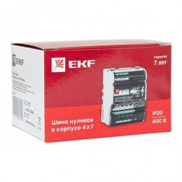 Шина нулевая в корпусе 4х7 EKF sn0-4x7