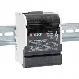 Шина нулевая в корпусе 4х7 EKF sn0-4x7