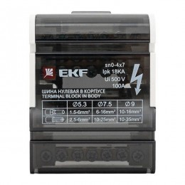 Шина нулевая в корпусе 4х7 EKF sn0-4x7