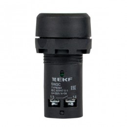Кнопка SW2C-11 возвратная зел. NO+NC EKF sw2c-11s-g