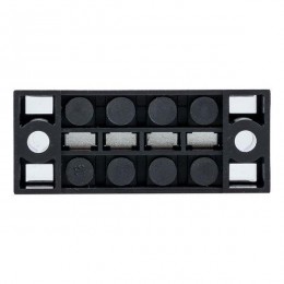 Терминал клеммный TB-2504 до 2.5кв.мм 25А 4 клеммные пары EKF tb-2504