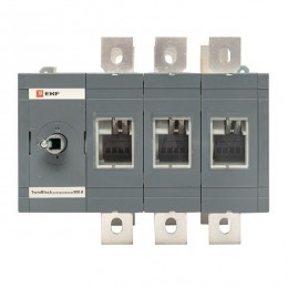 Рубильник 3п 800А реверсивный без рукоятки управления TwinBlock EKF tb-s-800-3p-rev