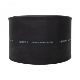 Трубка термоусадочная ТУТ нг 120/60 черн. PROxima (уп.25м) EKF tut-120-b