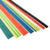 Набор трубок термоусадочных ТУТ 10/5; 12/6; 16/8; 20/10; 25/12.5; 30/15; 40/20 (7 цветов по 7шт 1м) PROxima EKF tut-n-1-r