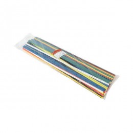 Набор трубок термоусадочных ТУТ 10/5; 12/6; 16/8; 20/10; 25/12.5; 30/15; 40/20 (7 цветов по 7шт 1м) PROxima EKF tut-n-1-r