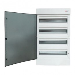 Щит распределительный навесной Unix 4x18мод. IP41 прозр. дверь PROxima EKF ux-4x18-n