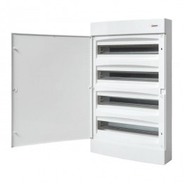 Щит распределительный навесной Unix 4х18мод. IP41 бел. дверь PROxima EKF ux-4x18-nw