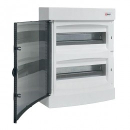 Щит распределительный навесной Unix 2х12мод. IP41 прозр. дверь PROxima EKF ux-2x12-n