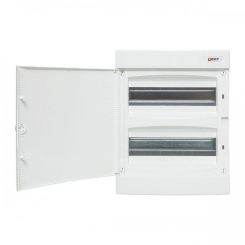 Щит распределительный навесной Unix 2х12мод. IP41 бел. дверь PROxima EKF ux-2x12-nw