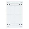 Щит распределительный навесной Unix 3х12мод. IP41 бел. дверь PROxima EKF ux-3x12-nw