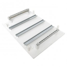 Щит распределительный навесной Unix 3х18мод. IP41 бел. дверь PROxima EKF ux-3x18-nw