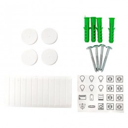 Щит слаботочный навесной Unix 4 габарит IP41 бел. дверь увеличенный PROxima EKF ux-4m-nw-xl