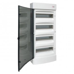 Щит распределительный навесной Unix 4х12мод. IP41 прозр. дверь PROxima EKF ux-4x12-n