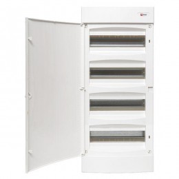 Щит распределительный навесной Unix 4х12мод. IP41 бел. дверь PROxima EKF ux-4x12-nw