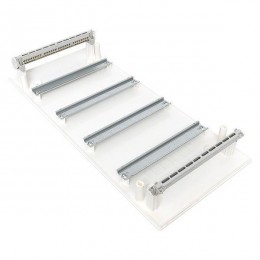 Щит распределительный навесной Unix 4х12мод. IP41 бел. дверь PROxima EKF ux-4x12-nw